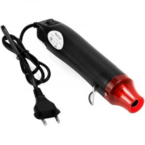 Mini pistolet &agrave; air chaud 220 V 300 W, pistolet thermique portable, pour gaine r&eacute;tractable, gaufrage, s&eacute;chage de peinture, l'encre