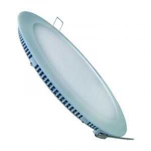 Ecolux - Spot led encastrable extra plat 24W Gris - Blanc du Jour 6000K