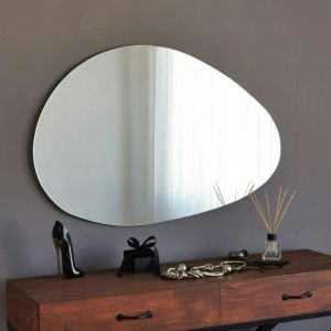 Miroir mural organique forme galet 76 cm - style design CODY