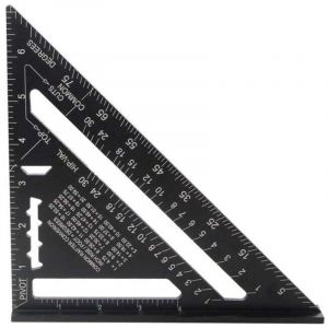 Metric system MULTI FONCTIONS 180 mm Metal Aluminium Regle &Eacute;querre Trusquin Guide Raporteur Angle 45 90 Degres/Outils de menuisier/Outil de tra&ccedil;age