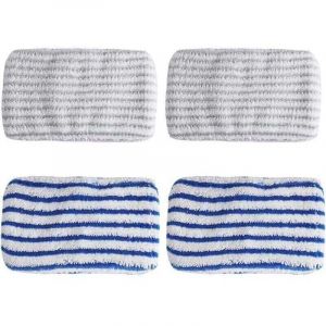 4 chiffons en microfibre de remplacement con&ccedil;us pour ROWENTA Clean & Steam ZR005801, ZR005804, ZR850002, vadrouille en microfibre, Rowenta Clean &