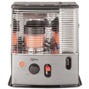 Poêle à combustible qlima r7227stc-2 - liquide avec mèche-2,7kw-gris