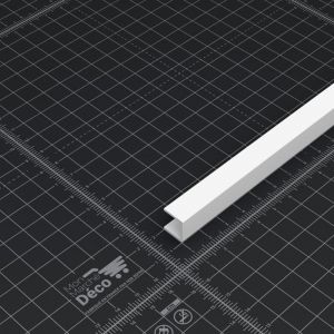 Profilé pvc en u 10 x 9 mm - Longueur 1.80 m - Blanc