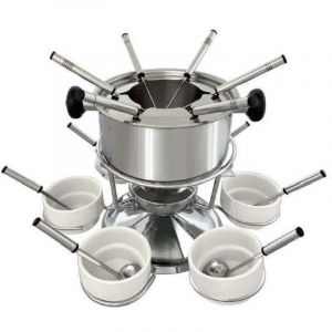 Ensemble &agrave; fondue bourguignonne pour 6 personnes, diam&egrave;tre 17 cm Rotel Swiss Tradition