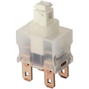 Marquardt - 1681.1101 1681.1101 Interrupteur à pression 250 v/ac 12 a 1 x On/Off à accrochage (l x l x h) 19 x 13 x 26.5 mm IP40 1 pc(s) D75630