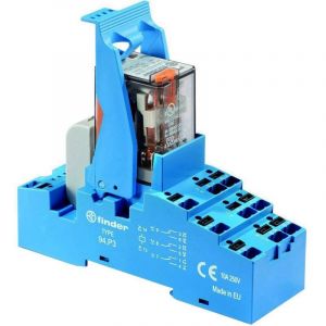 58.P3.8.230.0060 Module relais Tension nominale: 230 v/ac Courant de commutation (max.): 10 a 3 inverseurs (rt) 1 pc(s) W908071 - Finder