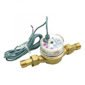 Compteur d'eau 1/2' pour système avec 1 impulsion tous les 10 litres