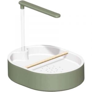 Baignoire Automatique pour Oiseaux, Douche de Bain Automatique pour Perroquet avec Perchoir, Baignoire &eacute;lectrique USB, Baignoire d'oiseaux Cycle