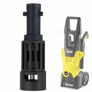 Rosfix Adaptateur Ba&iuml;onnette Plastique &ndash; Raccord Rapide pour Accessoires 160 Bar, 60&deg;C compatible avec nettoyeur haute pression K&auml;rcher s&eacute;rie K