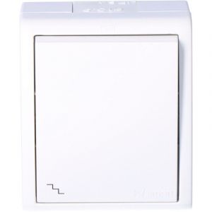 Interrupteur d'escalier IP54 AQW6/11 Aquarius blanc