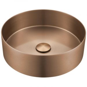 Saniclass ONE vasque a poser 36x11cm inox cuivre brosse