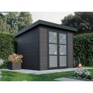 Direct Abris - Abri de Jardin Composite alma - 5m2 - Gris - Cabane de jardin