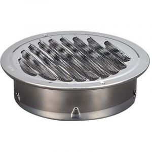 Grille de ventilation ronde en acier inoxydable Grille de ventilation en métal de 100 mm Grille - Choyclit