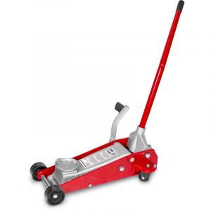 Mw Tools - Cric rouleur mont&eacute;e rapide 3T avec chandelles, chariot et tabouret d'atelier CATM300T set 3