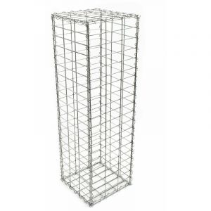 Helloshop26 - Gabion 100 x 50 x 30 cm mur en pierre paroi bordure de jardin espalier cl&ocirc;ture panier