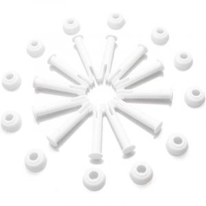 Ikodm - Goupilles et joints d'articulation (12 pièces) pour piscines à cadre métallique rondes Intex Pièces de rechange, pièces de rechange de