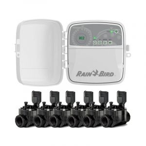 Programmateur d'arrosage automatique Wifi RC2 6 zones intérieur Rain Bird 6 Electrovannes 100 hv 24V 1''