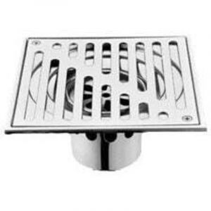 150x150mm Siphon de Sol en Acier Inoxydable Anti-Odeur carr&eacute; de Salle de Bain d&eacute;chets Gate &Eacute;gouttoir de Douche avec Grande Calibre