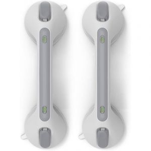 Poign&eacute;e Ventouse， Douche &agrave; Ventouse, Sans Per&ccedil;age, Barre d&rsquo;Appui de Baignoire Murale， Poign&eacute;e de Salle de Bain Antid&eacute;rapante，Pour Personnes &Acirc;g&eacute;es,