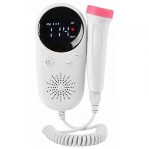 M&eacute;nage Doppler f&oelig;tal b&eacute;b&eacute; moniteur cardiaque pr&eacute;natal affichage LCD f&oelig;tus-compteur vocal femme enceinte produit de soin quotidien
