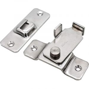 Poign&eacute;e de s&eacute;curit&eacute; pivotante pour porte de grange coulissante, loquet de porte escamotable, serrures de porte en barre en acier inoxydable &agrave; usage