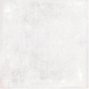 Carrelage grès cérame effet terre cuite CHATEAU Uni - 18.5x18.5 cm White - Brillant - - boîte de m2