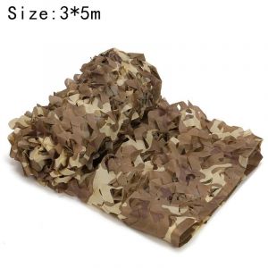 Voile de parasol rectangulaire design camouflage parasol 3x5m couleur camouflage d&eacute;sert, filet de camouflage parasol