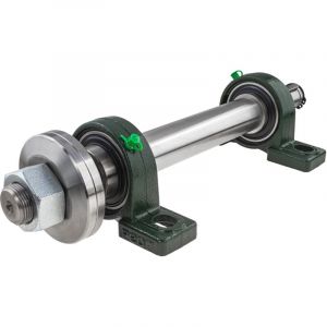 Kit de base pour scie circulaire (circulaire / transversale) avec support de 30 mm / filetage à droite / 450 mm / basé sur des roulements UCP207