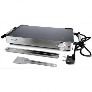 Korona Barbecue de table r&eacute;glage de la temp&eacute;rature en continu argent, noir S512203