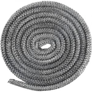 Joint Insert Chemin&eacute;e 10mm x 2,5m Joint Tress&eacute; pour Insert et Po&ecirc;le Joint de chemin&eacute;e Joint de Porte en Fibre de Verre pour Po&ecirc;le, Chemin&eacute;e, Tube