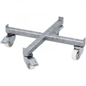 Eurokraftpro - eurokraft pro, Roule-fût, l x l 610 x 610 mm, galvanisé à