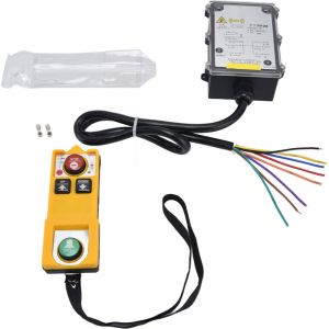 TIKATARER T&eacute;l&eacute;t&eacute;niste de Remorque, T&eacute;l&eacute;commande Radio Stop Start Bouton de Portage de Bateau Remote Commande Crane T&eacute;l&eacute;commande 2 Cl&eacute;s de la Cale de