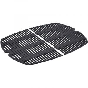 vhbw 2x Grille compatible avec Weber Q320, Q3200, Q3100, 586002, Q300, Q3000 barbecue, grill au gaz - fonte 45,8 x 32,1 x 2,8 cm