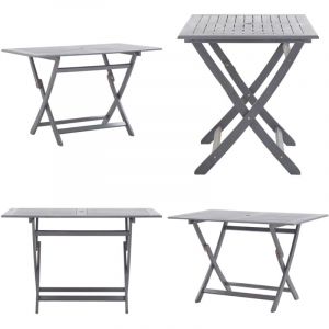 Table de jardin pliable 120x70x75 cm Bois d'acacia massif - Table De Jardin - Table Pliante - Acacia Massif - Mobilier De Jardin - Table Extérieure