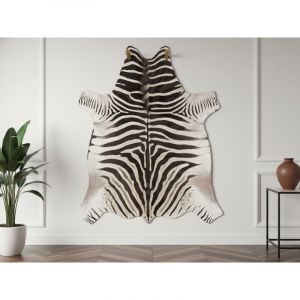 BOBOCHIC - Tapis effet peau de b&ecirc;te ZELIE motif z&egrave;bre