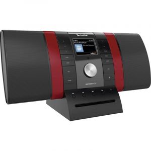 TechniSat MULTYRADIO 4.0 SE, Schwarz/Rot Radio de table Internet DAB+, FM noir, rouge W952503
