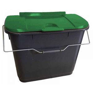 Matis&egrave;re - Bac &agrave; d&eacute;chet ou seau &agrave; compost 50 litres - Couvercle Jaune - 222007GJ