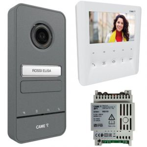 Kit d&rsquo;interphone vid&eacute;o monofamilial Came BTP syst&egrave;me X1 8K40CF-021