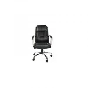 [JAMAIS UTILISE] Siège Fauteuil de Bureau LINEA Milo sur Roulettes Avec Accoudoirs Fixe et Appui-Tête Intégré - 405121634