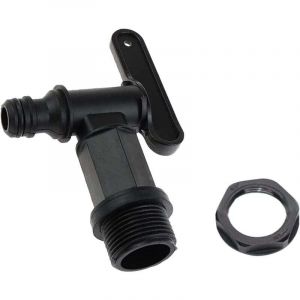 Robinet De Cuve Arri&egrave;re En Plastique &Agrave; Enfoncer,Adaptateur De Bo&icirc;te De Rangement D'Eau Ibc,Adaptateur Robinet Tuyau Arrosage,Pour Recuperateur Eau De