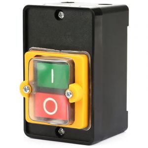 Interrupteur &agrave; bouton AC220V/380V interrupteur &agrave; bouton de commande d'alimentation &eacute;tanche avec interrupteur &agrave; coque bouton de commande avec