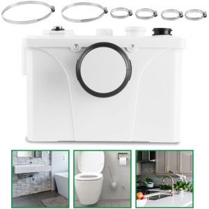 Swanew Station de relevage Eaux usées wc 700W Broyeur sanitaire Eaux chargées Pompage