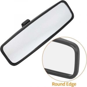 R&eacute;troviseur Int&eacute;rieur,Bo&icirc;tier ABS &agrave; vision claire,814842 R&eacute;Troviseur Pour Toyota Aygo Pour Citroen Pour Pour Peugeot 107 Pour Citroen C1