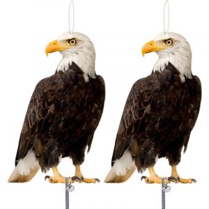 Effaroucheur Oiseaux, Effaroucheur Oiseaux Anti Pigeon, Repulsif Pigeon, Effaroucheur Pigeons pour Balcon, R&eacute;pulsif Oiseaux pour Jardin Lot De 2