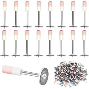 400 pi&egrave;ces Clous pour pistolet &agrave; clous, pistolet &agrave; clous &agrave; air comprim&eacute;, clous en acier de 7,3 mm, pour pistolet &agrave; clous, cache-fil, installation et