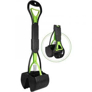 Largeight - Ramasse Crotte pour Chien, Pelle a Crotte pour Chien Pliable, Ramasse Crotte Portable, Pince a Crotte de Chien Grande Capacité, pour