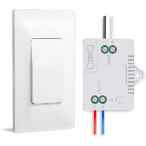 Interrupteur sans Fil, sans Pile, télécommande Murale Va et vient, Interrupteur Mural a - Ymyny