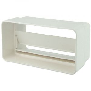 Tube plat conduit de ventilation Upmann système 100 clapet de retenue