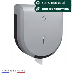 JVD - Distributeur de Papier Hygi&eacute;nique Cleanline jumbo 200 Gris m&eacute;tal - Mat&eacute;riel professionnel