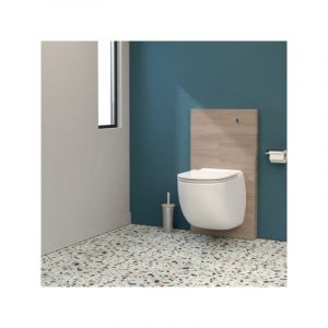 Watermatic - Cuvette suspendue avec broyeur intégré Enduit Blanc W40 Silence